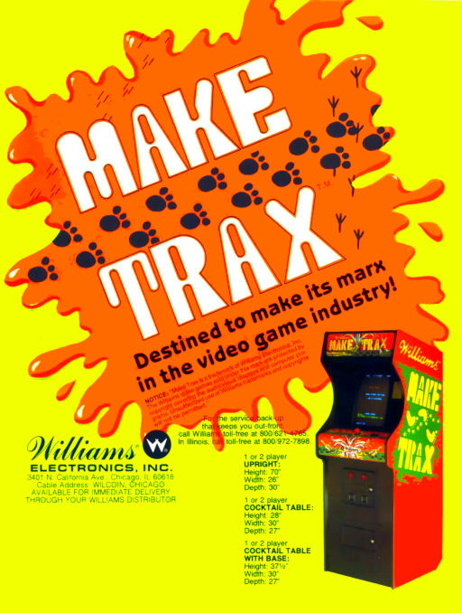 Make Trax (set 2) MAME2003Plus Game Cover